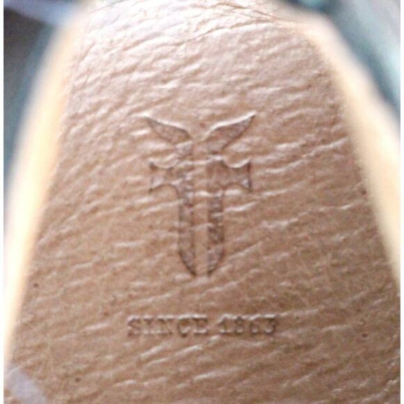 Frye BLACK REAL LEATHER ELASTIC SIDE ROUND TOE COMFORT LOAFER FLATS SHOES Sz8.5M - Picture 7 of 10